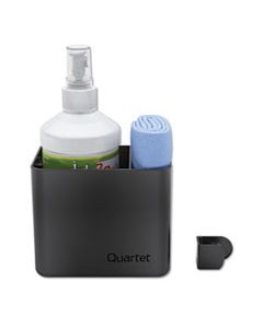 QRT85376 PRESTIGE 2 CONNECTS CLEANING DRY-ERASE KIT, CADDY, 16 OZ BOTTLE/MAGNETIC CLOTH