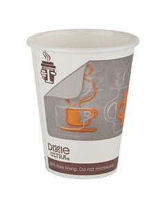 DXE6350AR DIXIE ULTRA INSULAIR PAPER HOT CUP, 20 OZ, COFFEE DESIGN, 40 CUPS/SLEEVE, 15 SLEEVES/CARTON