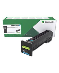 LEX82K1HC0 82K1HC0 (CX82X/CX860) RETURN PROGRAM HIGH-YIELD TONER, CYAN