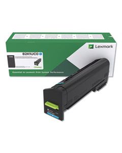 LEX82K1UC0 82K1UC0 (CX860) RETURN PROGRAM ULTRA HIGH-YIELD TONER, CYAN