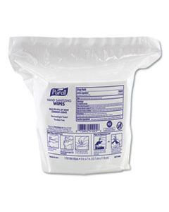 GOJ921702 HAND SANITIZING WIPES, 8.25 X 14.06, FRESH CITRUS SCENT, 1700 WIPES/POUCH, 2 POUCHES/CARTON
