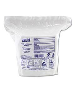 GOJ921702 PURELL HAND SANITIZING WIPES, 8.25 X 14.06, FRESH CITRUS SCENT, 1700 WIPES/POUCH, 2 POUCHES/CARTON