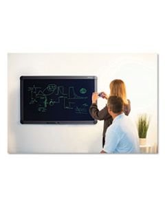 IMV1020001 BLACKBOARD 55, 32.65" X 51.75", BLACK, ALUMINUM FRAME