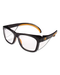 KCC49312 MAVERICK SAFETY GLASSES, BLACK/ORANGE, POLYCARBONATE FRAME