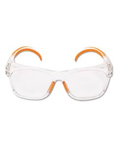 KCC49301 MAVERICK SAFETY GLASSES, CLEAR/ORANGE, POLYCARBONATE FRAME