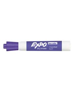 SAN80008 LOW-ODOR DRY-ERASE MARKER, BROAD CHISEL TIP, PURPLE