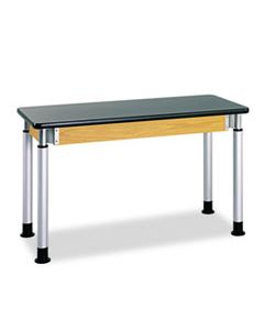 DVWP8201K ADJUSTABLE-HEIGHT TABLE, RECTANGULAR, 54W X 24D X 42H, BLACK