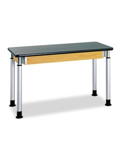 DVWP8601K ADJUSTABLE-HEIGHT TABLE, RECTANGULAR, 60W X 24D X 42H, BLACK