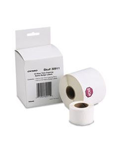 DYM30911 VISITOR MANAGEMENT TIME-EXPIRING NAME BADGES, ADHESIVE, 2.25" X 4", 250/BOX