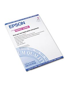 EPSS041156 GLOSSY PHOTO PAPER, 9.4 MIL, 11 X 17, GLOSSY WHITE, 20/PACK