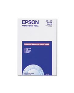 EPSS041327 PREMIUM PHOTO PAPER, 10.4 MIL, 13 X 19, SEMI-GLOSS WHITE, 20/PACK