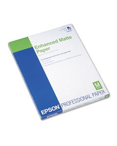 EPSS041341 ULTRA PREMIUM MATTE PRESENTATION PAPER, 10 MIL, 8.5 X 11, MATTE WHITE, 50/PACK