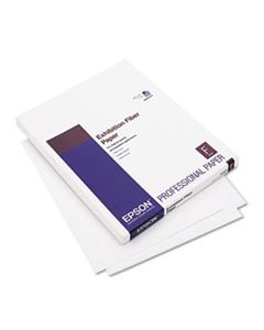 EPSS045033 EXHIBITION FIBER PAPER, 13 MIL, 8.5 X 11, WHITE, 25/PACK