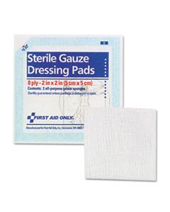 FAOFAE5000 SMARTCOMPLIANCE GAUZE PADS, 2" X 2", 5/PACK