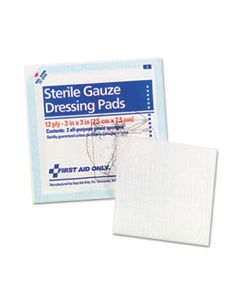 FAOFAE5005 SMARTCOMPLIANCE GAUZE PADS, 3" X 3", 5/PACK