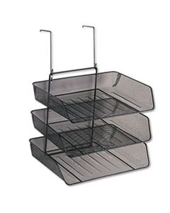 FEL75902 MESH PARTITION ADDITIONS THREE-TRAY ORGANIZER, 11 1/8 X 14 X 14 3/4, BLACK