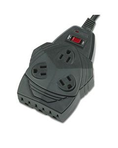 FEL99090 MIGHTY 8 SURGE PROTECTOR, 8 OUTLETS, 6 FT CORD, 1300 JOULES, BLACK