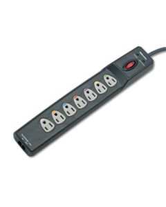 FEL99111 POWER GUARD SURGE PROTECTOR, 7 OUTLETS, 12 FT CORD, 1600 JOULES, GRAY