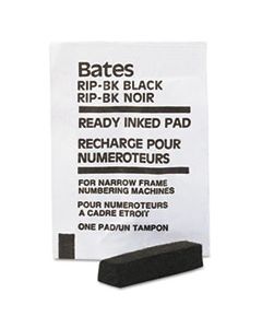 AVT9808196 READY-INKED PAD FOR MULTIPLE/LEVER MOVEMENT NUMBERING MACHINE, BLACK