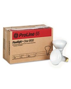 GEL24705 INCANDESCENT SOFT WHITE BR30 LIGHT BULB, 65 W, 6/CARTON