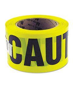 GNS10379 CAUTION SAFETY TAPE, NON-ADHESIVE, 3" X 1000 FT