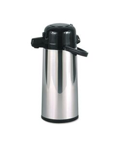 HORPAE22B COMMERCIAL GRADE 2.2L AIRPOT, W/PUSH-BUTTON PUMP, STAINLESS STEEL/BLACK