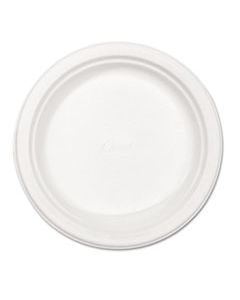 HUH21227 PAPER DINNERWARE, PLATE, 8 3/4" DIA, WHITE, 500/CARTON