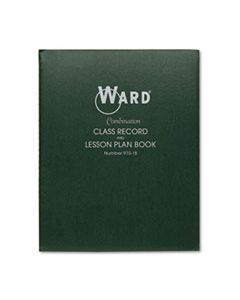 HUB91018 COMBINATION RECORD & PLAN BOOK, 9-10 WEEKS, 8 PERIODS/DAY, 11 X 8-1/2