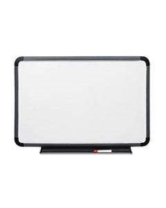 ICE37049 INGENUITY DRY ERASE BOARD, RESIN FRAME WITH TRAY, 48 X 36, CHARCOAL