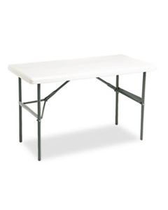 ICE65203 INDESTRUCTABLES TOO 1200 SERIES FOLDING TABLE, 48W X 24D X 29H, PLATINUM