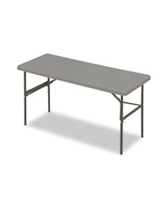 ICE65377 INDESTRUCTABLES TOO 1200 SERIES FOLDING TABLE, 60W X 24D X 29H, CHARCOAL