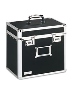 IDEVZ01165 LOCKING FILE CHEST, LETTER FILES, 13.5" X 10.5" X 13.25", BLACK