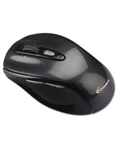 IVR61025 WIRELESS OPTICAL MOUSE WITH MICRO USB, 2.4 GHZ FREQUENCY/32 FT WIRELESS RANGE, LEFT/RIGHT HAND USE, GRAY/BLACK