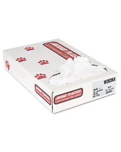 JAGW3036X INDUSTRIAL STRENGTH LOW-DENSITY COMMERCIAL CAN LINERS, 30 GAL, 0.9 MIL, 30" X 36", WHITE, 100/CARTON