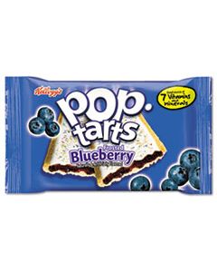 KEB31032 POP TARTS, FROSTED BLUEBERRY, 2/PACK, 6 PACKS/BOX