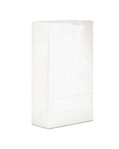 BAGGW6 GROCERY PAPER BAGS, 35 LBS CAPACITY, #6, 6"W X 3.63"D X 11.06"H, WHITE, 2,000 BAGS