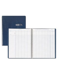 HOD51407 CLASS BOOK, EMBOSSED LEATHER-LIKE COVER, 11 X 8 1/2, BLUE