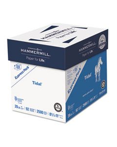 HAM163120 TIDAL PRINT PAPER EXPRESS PACK, 92 BRIGHT, 20LB, 8.5 X 11, WHITE, 500 SHEETS/REAM, 5 REAMS/CARTON