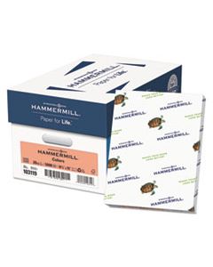 HAM103119CT COLORS PRINT PAPER, 20LB, 8.5 X 11, SALMON, 500 SHEETS/REAM, 10 REAMS/CARTON