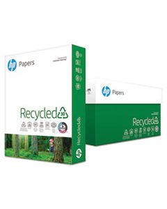 HEW112100 RECYCLED30 PAPER, 92 BRIGHT, 20LB, 8.5 X 11, WHITE, 500 SHEETS/REAM, 10 REAMS/CARTON