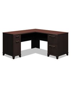 BSH2930MCA203 ENTERPRISE COLLECTION L-DESK SURFACE ONLY, 60W X 60D X 29.75H, MOCHA CHERRY, BOX 2 OF 2