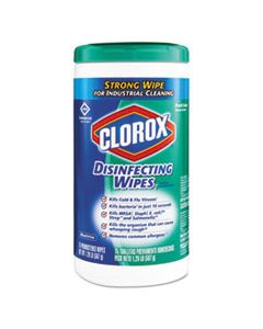 CLO15949EA DISINFECTING WIPES, 7 X 8, FRESH SCENT, 75/CANISTER