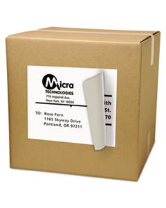 AVE5165 SHIPPING LABELS WITH TRUEBLOCK TECHNOLOGY, LASER PRINTERS, 8.5 X 11, WHITE, 100/BOX