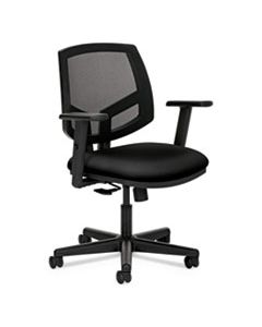 HON5713GA10T VOLT SERIES MESH BACK TASK CHAIR WITH SYNCHRO-TILT, SUPPORTS UP TO 250 LBS., BLACK SEAT/BLACK BACK, BLACK BASE