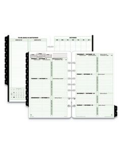 DTM91010 DATED TWO-PAGE-PER-WEEK ORGANIZER REFILL, JANUARY-DECEMBER, 8 1/2 X 5 1/2 2023