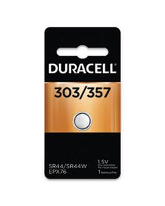 DURD303357PK BUTTON CELL BATTERY, 303/357, 1.5V, 6/BOX