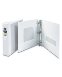 AVE21087 ECONOMY VIEW BINDER WITH ROUND RINGS , 3 RINGS, 2" CAPACITY, 11 X 8.5, WHITE