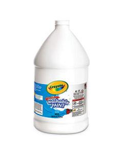 CYO542128053 WASHABLE PAINT, WHITE, 1 GAL