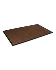 CWNSSR310DB SUPER-SOAKER WIPER MAT WITH GRIPPER BOTTOM, POLYPROPYLENE, 34 X 119, DARK BROWN