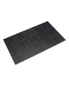 CWNWSTF35BK SAFEWALK HEAVY-DUTY ANTI-FATIGUE DRAINAGE MAT, GENERAL PURPOSE, 36 X 60, BLACK